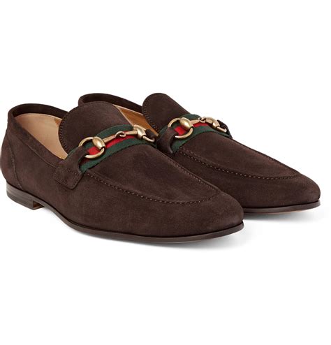 gucci gg brown suede loafers|Gucci suede loafers sale.